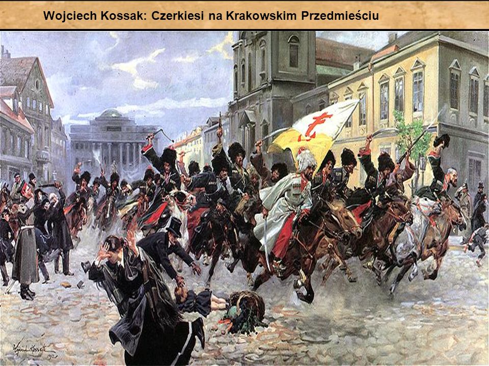 Wojciech Kossak: Czerkiesi na Krakowskim Przedmieściu