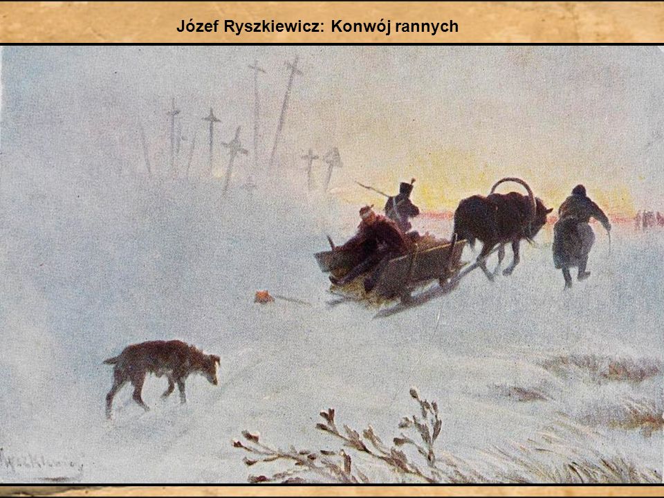 Józef Ryszkiewicz: Konwój rannych