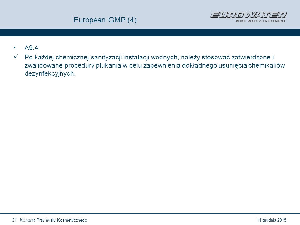 European GMP (4) A9.4.