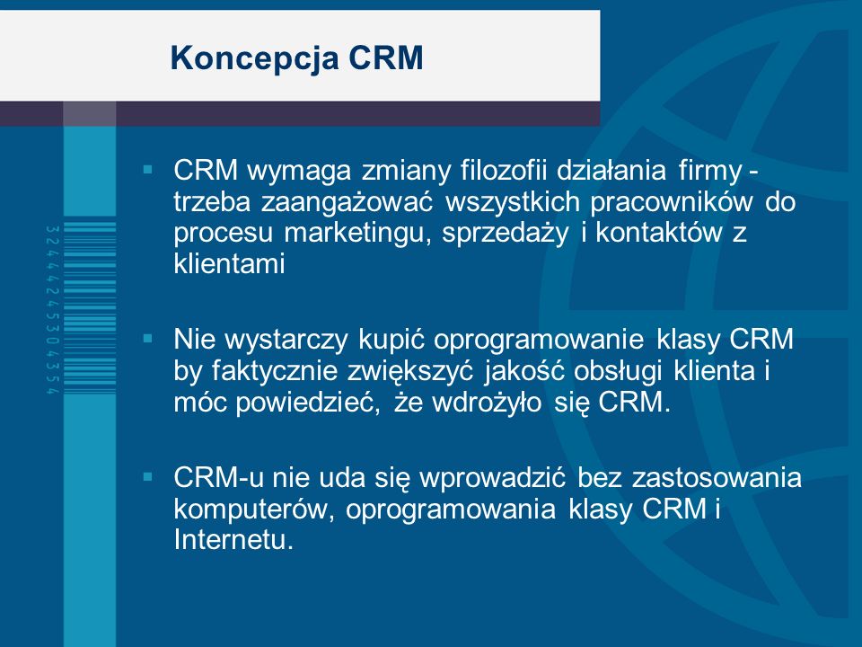 Koncepcja CRM