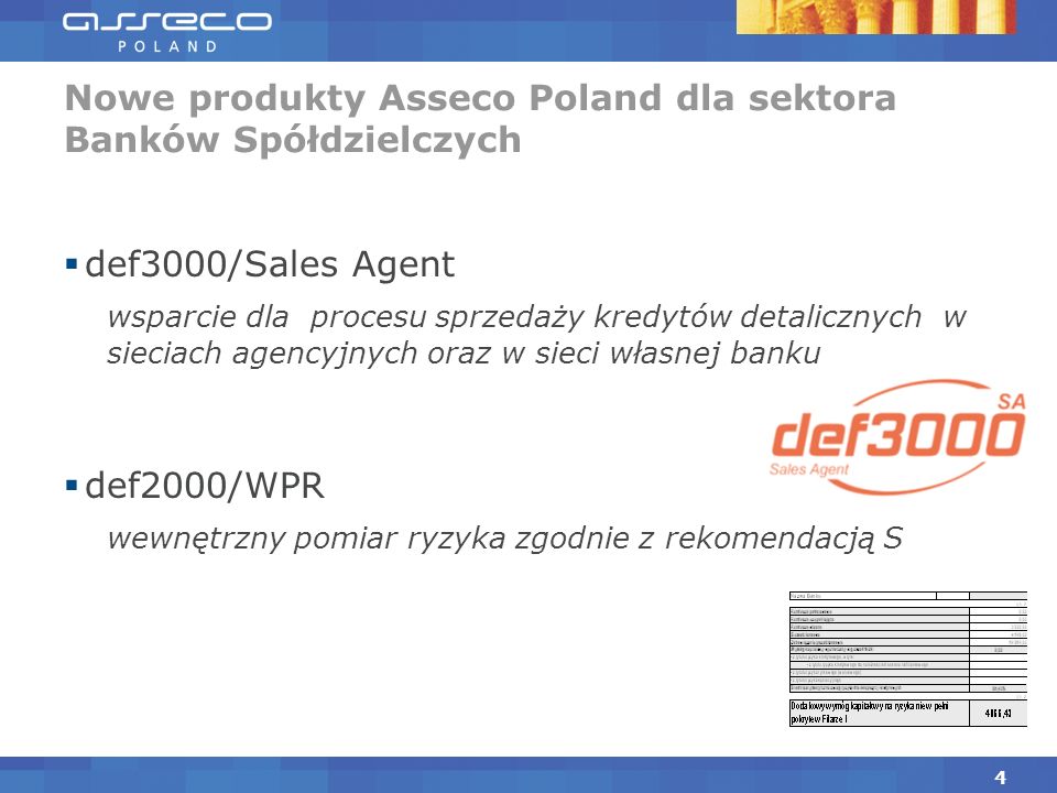 Nowe produkty Asseco Poland dla sektora Banków Spółdzielczych