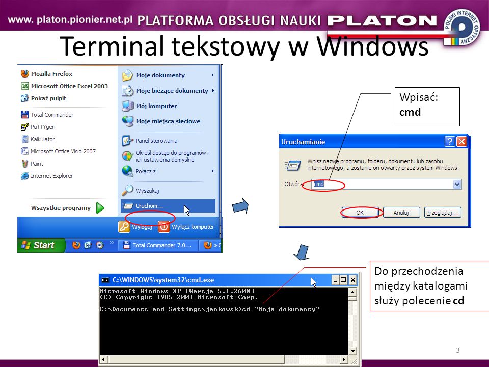 Terminal tekstowy w Windows