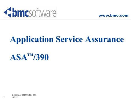 Application Service Assurance ASA™/390