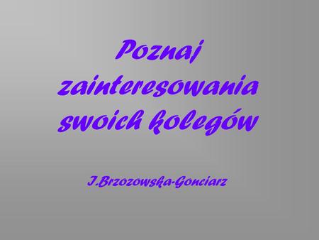 I.Brzozowska-Gonciarz