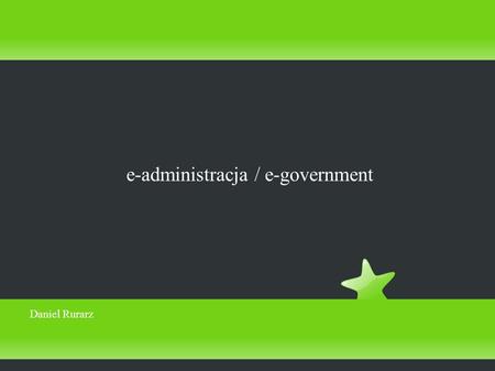 e-administracja / e-government