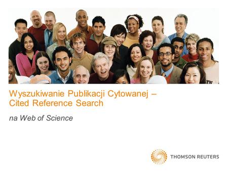 Wyszukiwanie Publikacji Cytowanej – Cited Reference Search na Web of Science.