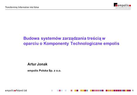 Artur Jonak empolis Polska Sp. z o.o.