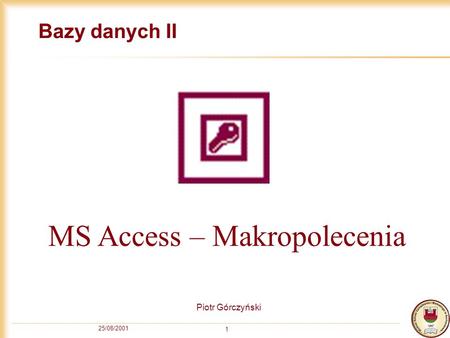 MS Access – Makropolecenia