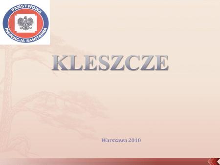 KLESZCZE Warszawa 2010.