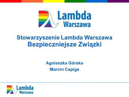 Stowarzyszenie Lambda Warszawa Bezpieczniejsze Związki