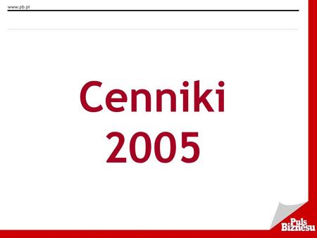 Cenniki 2005.