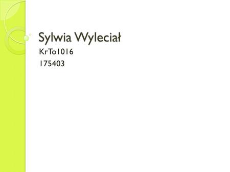 Sylwia Wyleciał KrTo1016 175403.
