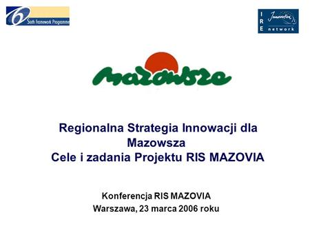 Konferencja RIS MAZOVIA