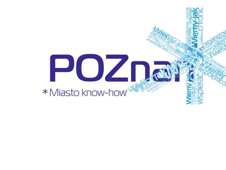 Założenia i osiągnięcia programu Seniorzy realizowanego w latach 2005 – 2010 Poznań, 27 października 2011.