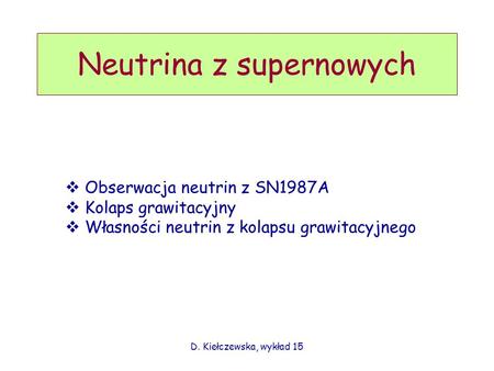Neutrina z supernowych