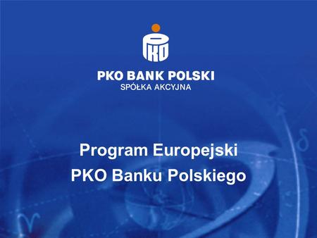 Program Europejski PKO Banku Polskiego