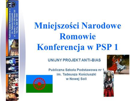 Mniejszości Narodowe Romowie Konferencja w PSP 1