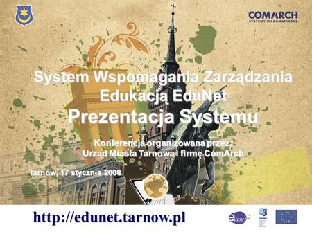 Prezentacja Systemu System Wspomagania Zarządzania Edukacją EduNet