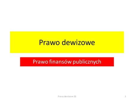 Prawo finansów publicznych