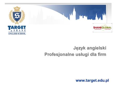 Język angielski Profesjonalne usługi dla firm www.target.edu.pl.