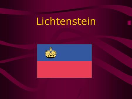 Lichtenstein.