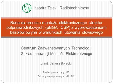 Instytut Tele- i Radiotechniczny