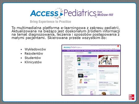 To multimedialna platforma e-learningowa z zakresu pediatrii