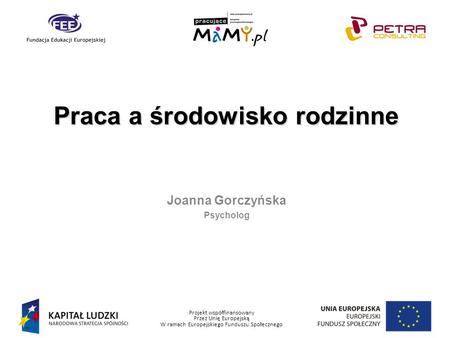 Joanna Gorczyńska Psycholog