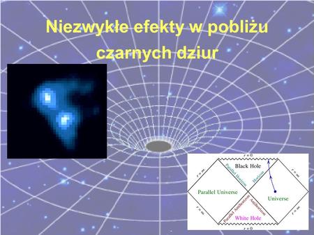 Niezwykłe efekty w pobliżu czarnych dziur. Czarna dziura: co to jest? Rozwiązanie sferycznie symetryczne (statyczne, Karl Schwarzschild 1916) Metryka: