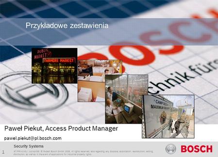 b Przykładowe zestawienia Paweł Piekut, Access Product Manager
