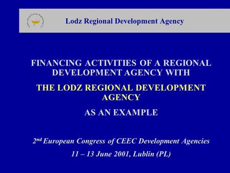 Lodz Regional Development Agency