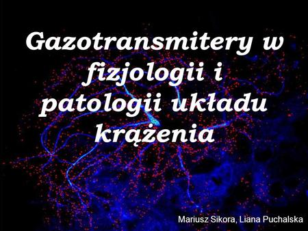 Gazotransmitery w fizjologii i patologii układu krążenia