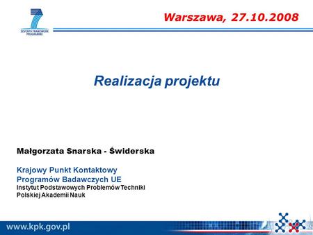 Realizacja projektu Warszawa,