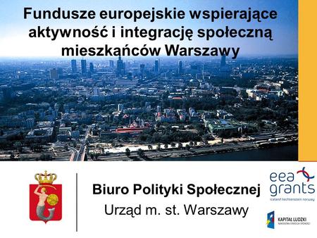 Biuro Polityki Społecznej Urząd m. st. Warszawy