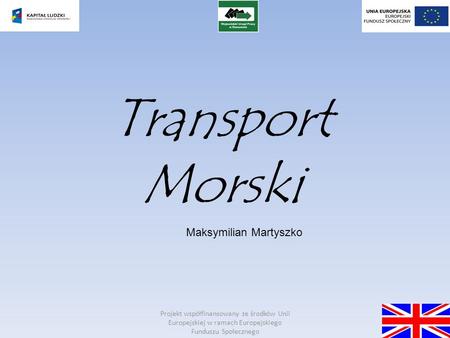 Transport Morski Maksymilian Martyszko