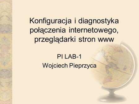 PI LAB-1 Wojciech Pieprzyca