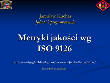 Jarosław Kuchta Jakość Oprogramowania