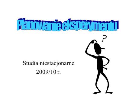 Studia niestacjonarne 2009/10 r.