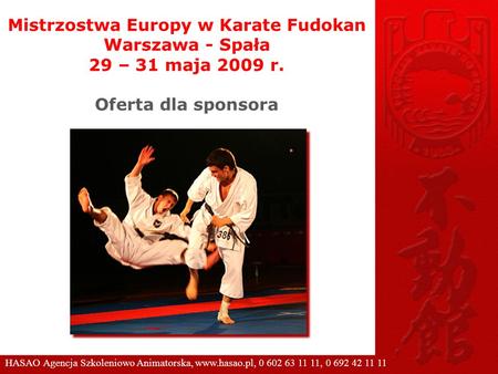 Mistrzostwa Europy w Karate Fudokan