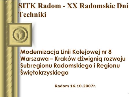 SITK Radom - XX Radomskie Dni Techniki