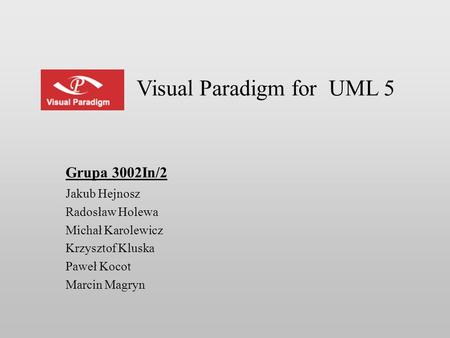 Visual Paradigm for UML 5