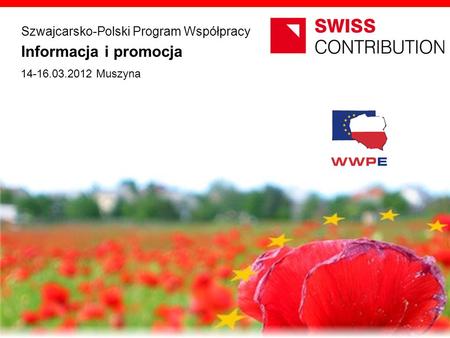 Informacja i promocja Szwajcarsko-Polski Program Współpracy