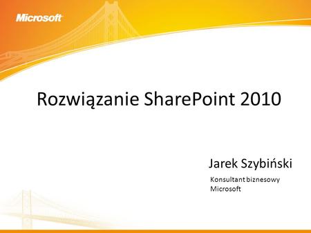 Rozwiązanie SharePoint 2010