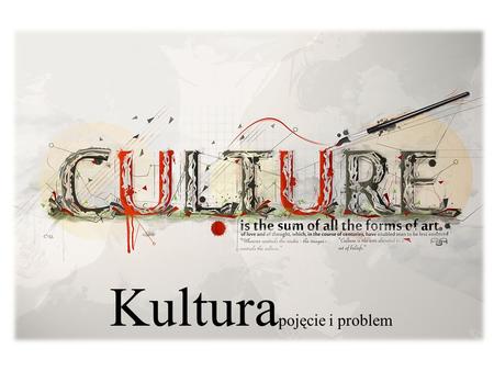 Kulturapojęcie i problem