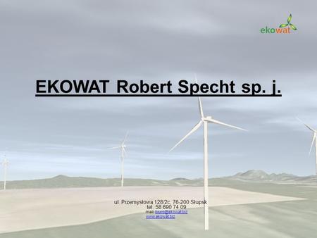 EKOWAT Robert Specht sp. j.