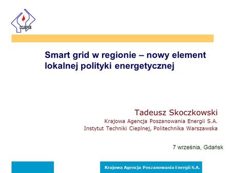 Smart grid w regionie – nowy element lokalnej polityki energetycznej