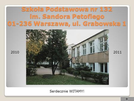 Szkoła Podstawowa nr 132 im. Sandora Petofiego Warszawa, ul