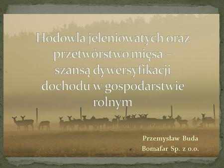 Przemysław Buda Bomafar Sp. z o.o.