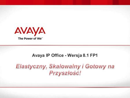 Avaya IP Office - Wersja 8