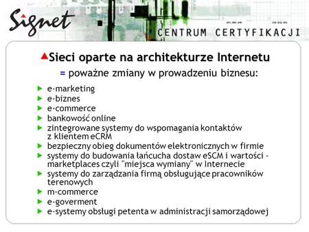 Sieci oparte na architekturze Internetu